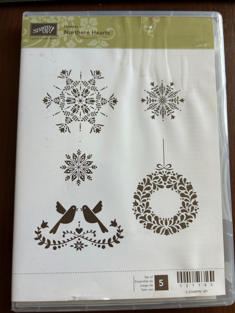 Stampin' Up! Northern Hearts Holiday  and Simply Wonderful Stamp sets.